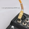 thumbnail image 3 of 1/4 Inch Instrument Cable, Guitar Cable 9.8ft Enhance  Transmission 6.35mm Male Jack  for Electric Guitar, 3 of 8