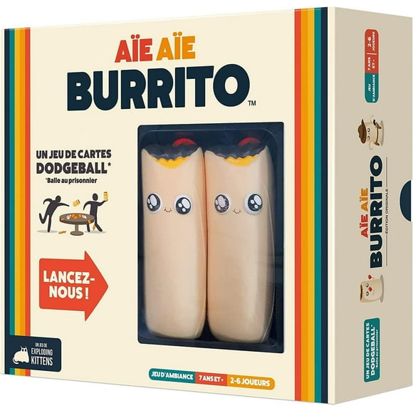 Throw Throw Burrito, French Edition, The world's first dodgeball card game.