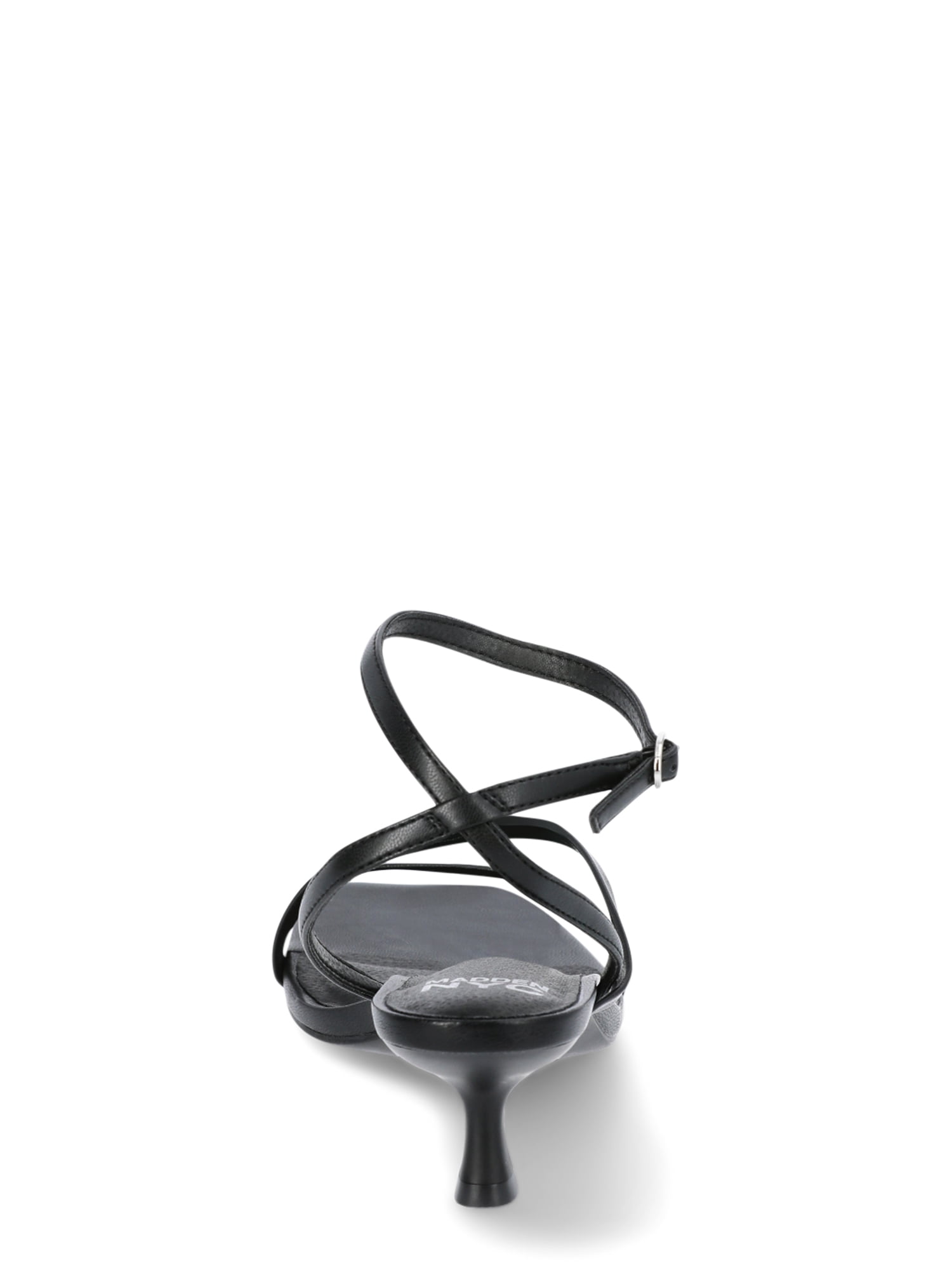 Madden NYC Women's Strappy Kitten Heel with Ankle Strap