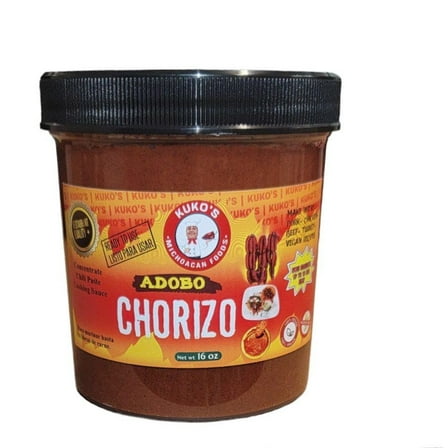 Kuko's Adobo Marinades Authentic Chorizo Adobo Marinade Concentrate, 16 oz. Jar