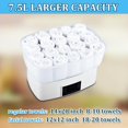 thumbnail image 4 of Calentador de toallas para tratamientos faciales Sangle Sopffy,Calentador de toallas caliente de 7,5 L con capacidad para 20 mini toallas,El vaporizador de toallas se calienta rápidamente en 5 minutos, 4 of 5