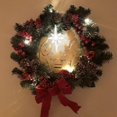 thumbnail image 3 of AMERTEER Lighted Nativity Scene Christmas Wreath with LED Light Battery Powered Front Door Decoration for Christmas, 3 of 10