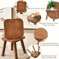 thumbnail image 5 of 9 Inch Small Wooden Step Stool, Non-Slip One Step Stool for Adults, Holds up to 300 Lbs, Footstool for Bedroom, Bathroom, Kitchen, 5 of 9