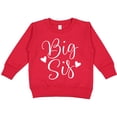 thumbnail image 2 of Inktastic Cute Big Sis Girls Announcement Toddler Sweatshirt, 2 of 4