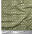 thumbnail image 1 of Soimoi Viscose Chiffon Fabric Dot & Fleur De Lis Damask Shirting Printed Craft Fabric by The Yard 42 Inch Wide, 1 of 1