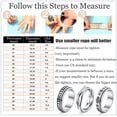 thumbnail image 3 of 3Pcs Stainless Steel Fidget Band Rings Spinner Rings for Women Mens Moon Star Sun Ring Celtic Stress Relieving Reduce Anxiety, 3 of 8