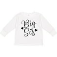 thumbnail image 3 of Inktastic Big Sis Girls Cute Sister Announcement Girls Long Sleeve Toddler T-Shirt, 3 of 5