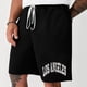 thumbnail image 2 of Mens Casual Shorts Lace-Up Elástico Cintura Bolsillo Ejercicio Fitness Hogar Pantalones de Media Longitud para Diario, 2 of 5