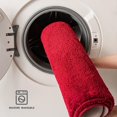 thumbnail image 5 of x 24 inches Red Non-slip Furry Bathroom Mats Absorbent Area Rug Doormat Kitchen Entryway Carpet Mat for Bathroom Bedroom Kitchen 24 inches x 36 inches 36 inches, 5 of 5