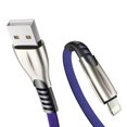 thumbnail image 1 of tipo cable de datos tejido nilón de 0.5m1m/2m/3m 3A del cable de carga del teléfono de C para Samsung para Huawei, 1 of 1