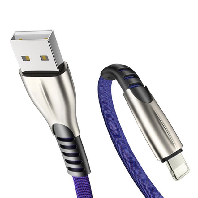 tipo cable de datos tejido nilón de 0.5m1m/2m/3m 3A del cable de carga del teléfono de C para Samsung para Huawei