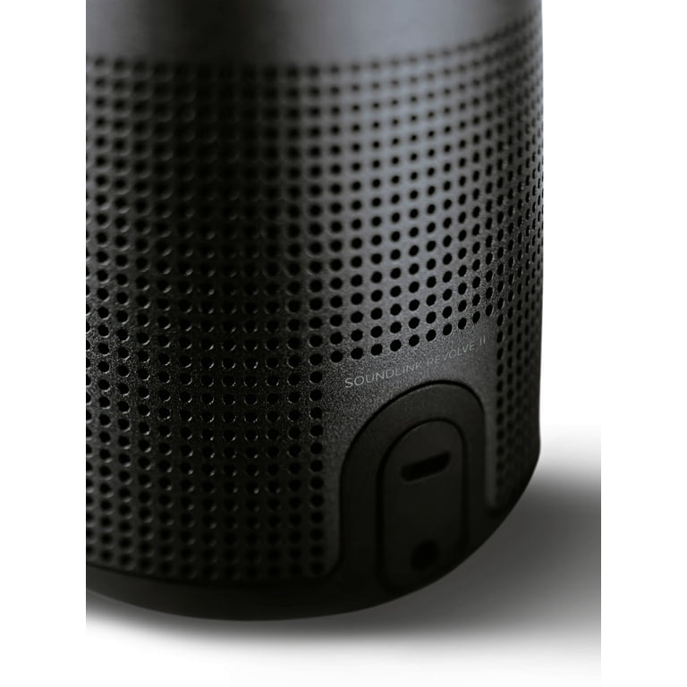 Bluetooth Wireless (Series Revolve Speaker SoundLink Black Portable Bose II),