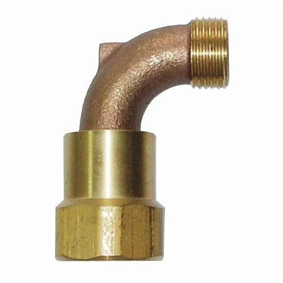 Manufacturer Varies Hose Swivel, 3/4 In MHT x 1 In FPT, Brass 4NDP4