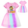 thumbnail image 2 of Nuevo vestido de princesa de encaje para niñas, ropa de juego informal de algodón hasta la rodilla, disfraz de verano para niños y adolescentes Kawaii zhangmenya  LED, 2 of 2