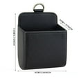 thumbnail image 5 of Herrnalise Car Auto Seat Back Interior Air Vent Cell PhoneHolder Pouch Bag Box Tidy Storage Coin Bag Case Organizer withHook, 5 of 7