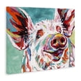 thumbnail image 2 of Stupell Industries Eclectic Brightly Painted Pig Canvas Art, 20 x 16, by Carolee Vitaletti, 2 of 7