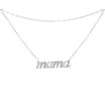 thumbnail image 2 of Sterling Silver Layered Mama Necklace, 2 of 2