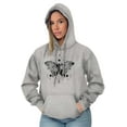 thumbnail image 4 of Butterfly Symbolism Spirit Animal Hoodie Sweatshirt Women Brisco Brands M, 4 of 6