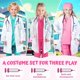 thumbnail image 5 of Doctor Costume for Kids - Scrubs, Stethoscope, Lab Coat - Halloween Costume, Professional Day Costume for Girls 3-12 Years 3-4 T 3-4 T Rose, 5 of 5