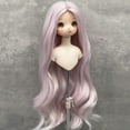 thumbnail image 4 of Soft Silk Doll Curly Wig, 15.5 17.5cm Excellent Texture Styleable  Look Curly Wig 1/6 Doll Head Circumference Long Hair for Photography Video Production Conventions, 4 of 7