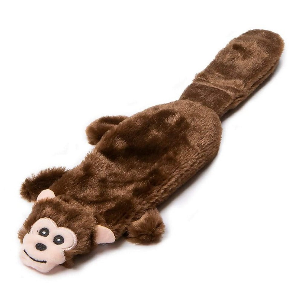 flat plush dog toys