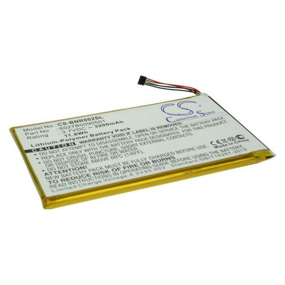 Replacement Battery For Barnes & Noble 3.7v 3200mAh / 11.84Wh Ebook, eReader Battery