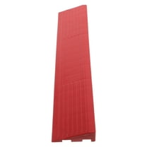 Raindrops Red Plastic Wheelchair Mobility Ramp with Antislip Design for Bike Threshold Access