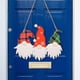 thumbnail image 5 of Cateissary Decoración colgante de gnomo de Navidad, placa de puerta interesante para interiores y exteriores, adorno para el hogar, ventana de Kits de decoración para fiestas, 5 of 6