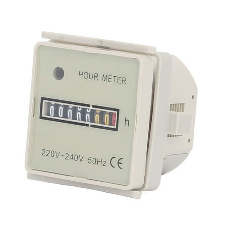 

BERM Hour Meter Industrial Timer Electric Time Counter 0‑99999H59M AC 220‑240V