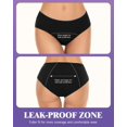 thumbnail image 4 of Ropa interior menstrual TANSTC de alta absorción para mujeres después del parto, paquete de 3, 4 of 8