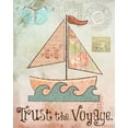 thumbnail image 2 of Hogan, Melody 26x32 Gold Ornate Wood Framed with Double Matting Museum Art Print Titled - Vintage Sea 1, 2 of 4