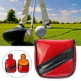 thumbnail image 3 of 1 Funda para Putter de Golf, Cuadradas para Putter de Mazo, para Putter de Cuero PU, Funda para Cabeza de Putter con Cierre Magnético, a rojo Soledad Cubierta de la cabeza del putter de golf, 3 of 10
