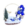 thumbnail image 2 of Adorno de corona navideña para decoración de fiestas navideñas para chimenea, hogar e interior. Estilo B, 2 of 6
