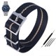 thumbnail image 2 of Correa para reloj Tudor Seiko de tela, correa de una sola pieza, ajustable, de una sola pasada, pulsera deportiva de 20 mm y 22 mm, 2 of 5