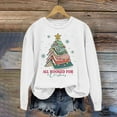thumbnail image 1 of Chandails à Capuchon & Chandails en Molleton zanvins Hauts pour Femmes Hiver Femmes Décontracté Manches Longues Col Rond Haut Chemises Amples Blouse Imprimé Saint-Valentin Chandail en Molleton Graphique, 1 of 1