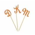 thumbnail image 3 of Darling Souvenir Custom Initials Wedding Cupcake Toppers Personalized Party Dessert Decorations - Pack Of 20, 3 of 3