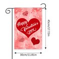 Leiity Valentine Day Garden Flags Festive Outdoor Patio Garden Flags