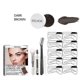thumbnail image 1 of Juego de gel para cejas Eelhoe, resistente al agua, para bordar, sin manchas, sin maquillaje, reparador de cejas, lápiz de cejas tridimensional natural, gel para cejas, 2 piezas, marrón oscuro y mar, 1 of 4