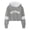 Grey, variant on Ymyiu Kids Hoodies Girl's Graphic Hoodie Drop Shoulder Long Sleeve Pullover Sweatshirt 4T 5T(White, 4-5 Years)