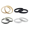 thumbnail image 3 of Minnieouse Brazalete de brazo, accesorio de ropa elegante, resorte elástico, superior, decoración de manga, puños, joyería, banda de brazos para Ropa, zapatos y accesorios Miscelánea Negro Minnieouse AP009110-02B, 3 of 6