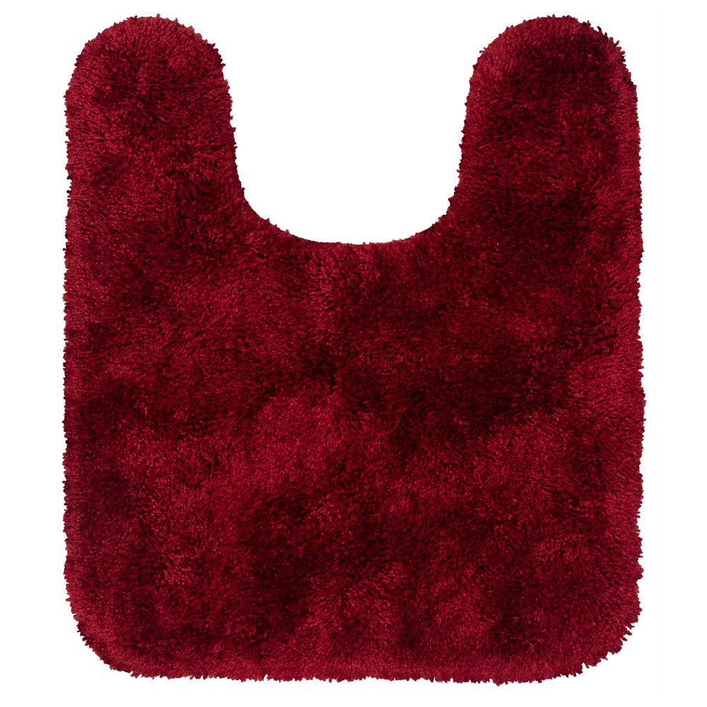 Mainstays Performance Polyester Bath Rug, Red Sedona, 19.5" x 22