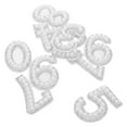 thumbnail image 6 of Worgeous 10pcs Self-Adhesive Number Stickers For Diy Crafting Rhinestone Imitation Pearls Patches For Diy Sewing Crafts Phones Laptops Bag Decor, 6 of 8