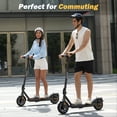thumbnail image 4 of ZDZA Peak 750W Electric Scooter, 20MPH 10"Tire Escooter with Turn Signal, Foldable Commuting Electric Scooter for Adults 10.4Ah, UL 2272, 4 of 10