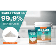 Boric Acid Powder 8 lb – 99.9% Pure Fine Powder, Technical Grade