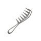 thumbnail image 1 of Minnieouse Cepillo de pelo de anchos ABS, reemplazo de mano portátil, accesorios de cepillos de peluquería para salón hueco Cuidado del cabello Gris, 1 of 6
