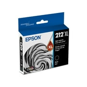 EPSON 212 Claria Ink High Capacity Black Cartridge (T212XL120-S) Works with WorkForce WF-2830, WF-2850, Expression XP-4100, XP-4105