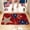 E, variant on Anhility 4th of July Bathroom Rug Non Slip Bath Carpet Red Blue White Star Stripe Door Mat for 250th Anniversary Patriotic Independence Day Home Decoration, 24"x16"