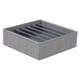 thumbnail image 2 of Caja de almacenamiento para ropa interior, calcetines, divisores, organizador de cajones para calcetines, bragas y corbatas. Grid gris claro 7, 2 of 9
