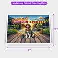 thumbnail image 5 of I Like Fishing, and My Brittany Spaniel, and Maybe 3 People. Happy Father's Day 7x5in Folded Greeting Card Brittany Dog Lover Gifts Idea Single Note Card with Envelope - 00004, 5 of 5