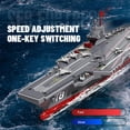 thumbnail image 4 of TBSCWYF 16-Inch RC Aircraft Carrier Boat, 2 Rechargeable Batteries, 15 MPH, 2.4GHz Remote, Water-Activated Dual Motor, 4 of 8